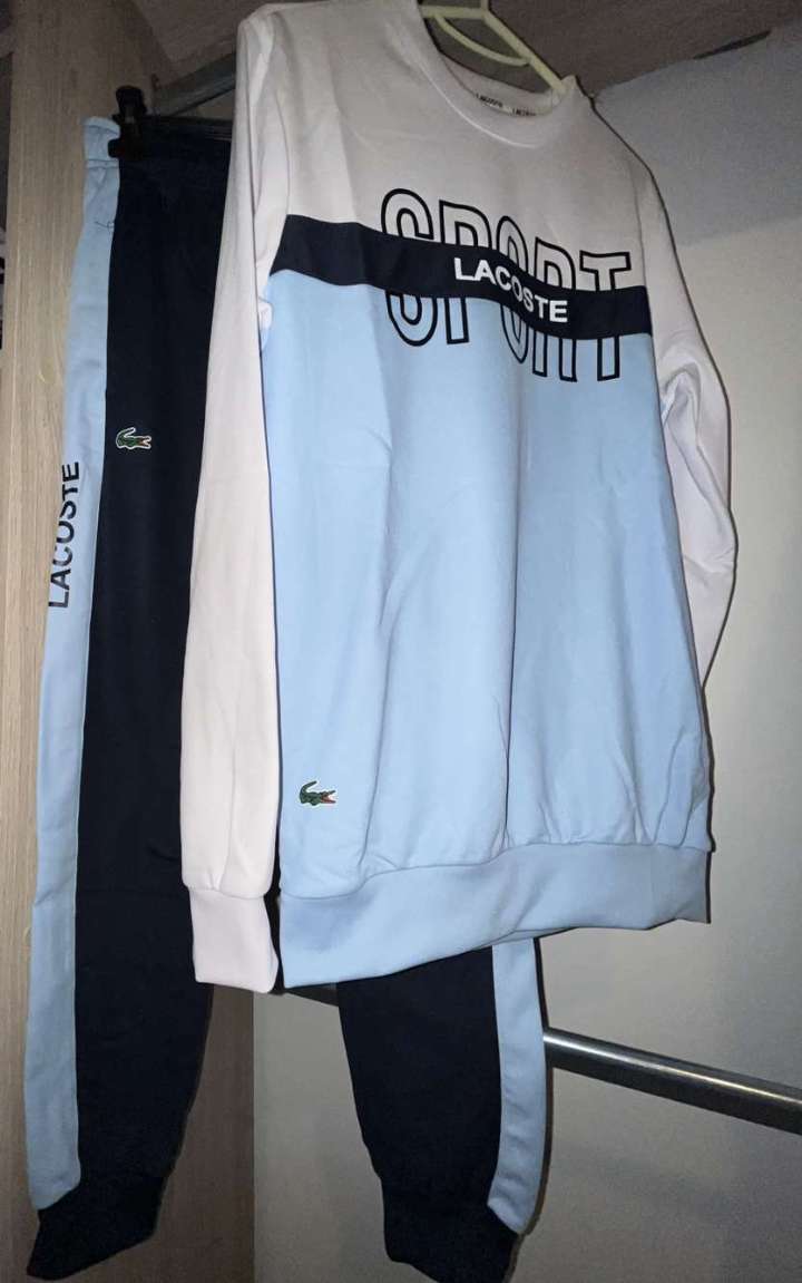 Complet Lacoste " Bleu Ciel"
