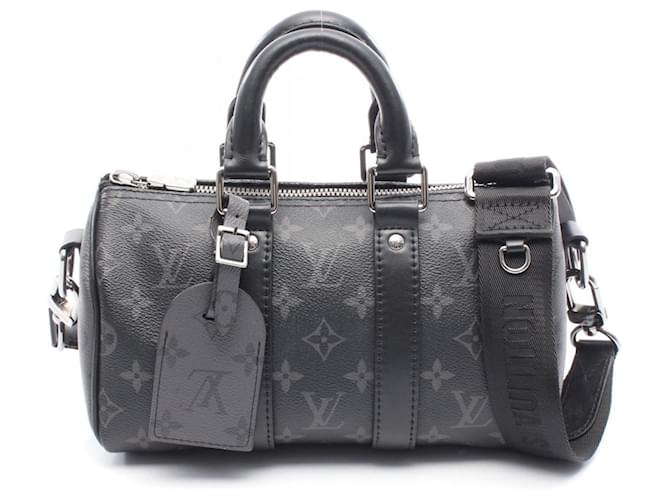 LV Bandouliere 25 Eclipse Marron Noir Monogramme