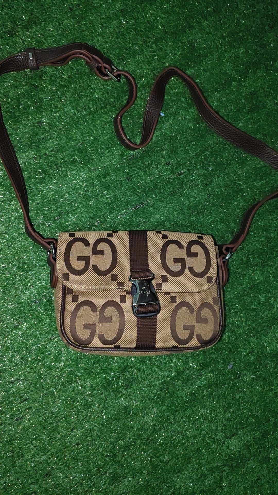 Sacoche Gucci Horsebit 1955 Marron Beige