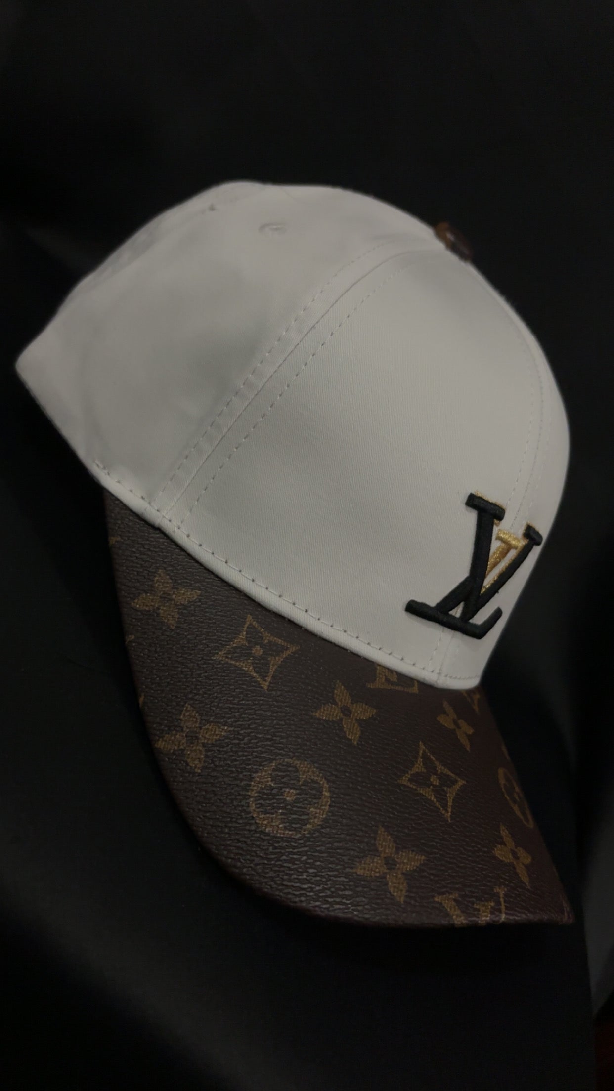 Casquette Lv ‘Blanc/Marron’