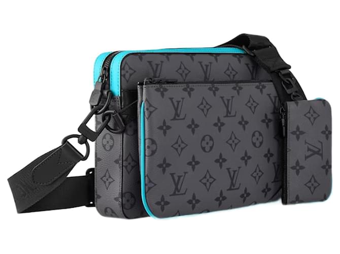 Sacoche messager Trio de LV Gris