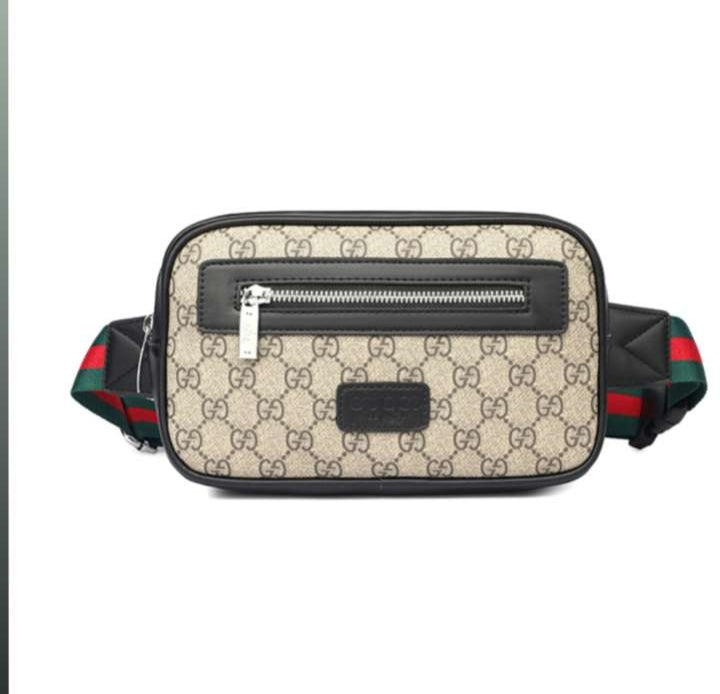 Sac banane Gucci GG Supreme Web Beige